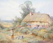 Feeding the rabbits - 亨利·约翰·西尔维斯特·斯坦纳德